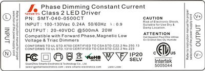  20w triac dimmable LED spotlight driver