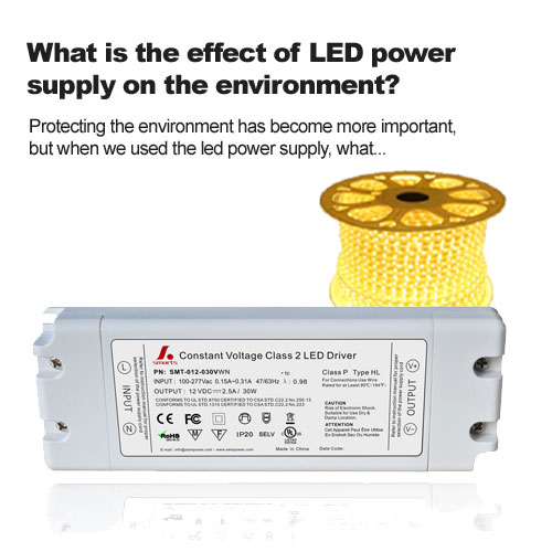 Wie wirkt sich die LED-Stromversorgung auf die Umwelt aus?
