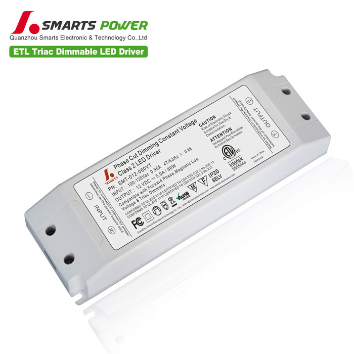 60W 0-10V dimmable led driver
