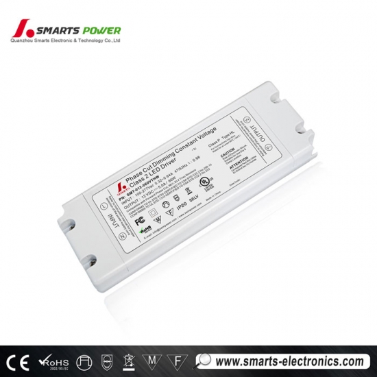  Ul / cul 12VDC 60w Triac Dimmable LED-Treiber