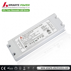  ETL  Triac Dimmbar LED-Treiber, LED-Treiber-Transformator, dimmbarer LED-Treiber 12 V, LED-Treiber mit konstanter Spannung