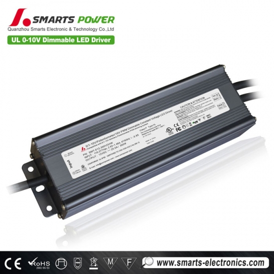 UL hohe Wattzahl 300w 12v 24v dimmbarer LED-Treiber