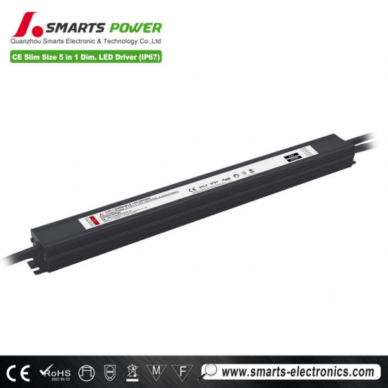 200 W Konstantspannung wasserdicht 5 in 1 Dimm-LED-Treiber 24 V