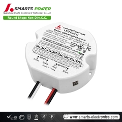 beste 20W 250–700mA einstellbares Konstantstrom runder LED-Treiber Netzteil für den Innenbereich