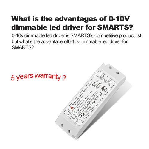 Was ist die Vorteile von 0-10V dimmbare LED-Treiber für Smarts?
