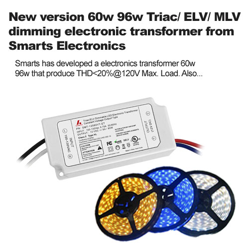 Neue Version 60w 96w Triac/ ELV/ MLV dimmender elektronischer Transformator von Smarts Electronics