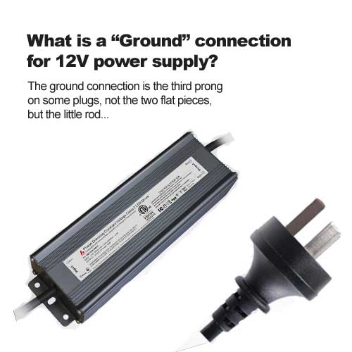 Was ist ein „Masse“-Anschluss für die 12-V-Stromversorgung?