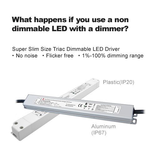 Was ist, wenn man eine dimmbare LED mit einem dimmer?