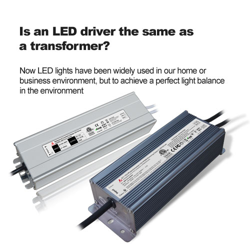 Ist ein LED-Treiber dasselbe wie ein Transformator?
