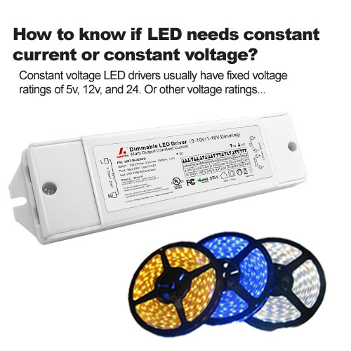 Wie kann man wissen, ob die LED konstanten Strom oder konstante Spannung benötigt?