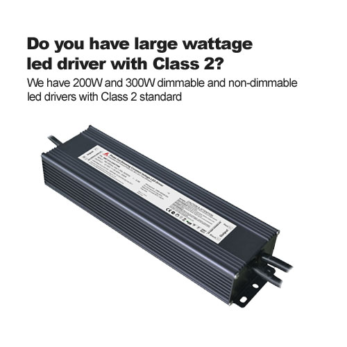 Haben Sie einen LED-Treiber mit hoher Leistung und Klasse 2?