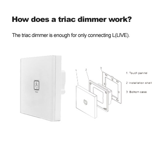 Wie funktioniert ein triac-dimmer funktionieren?