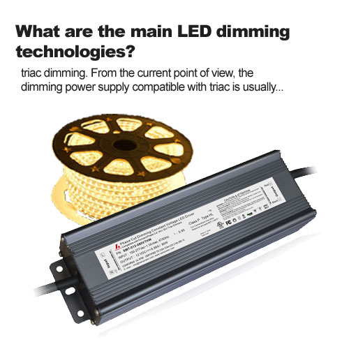 Was sind die wichtigsten LED-Dimmtechnologien?