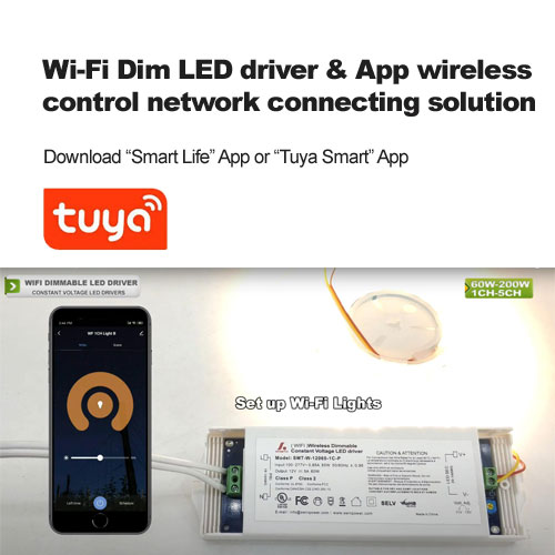  Wi-Fi Dim LED-Treiber & App Verbindungslösung für drahtlose Steuernetzwerk