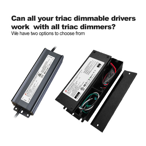 Alle triac dimmable Fahrer arbeiten mit allen triac-Dimmern? 