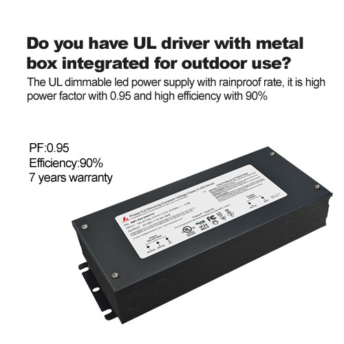 Haben Sie einen UL-Treiber mit integrierter Metallbox für den Außenbereich?