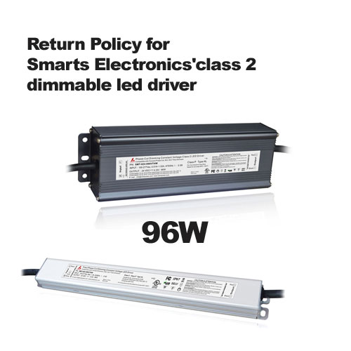 Rückgaberecht für dimmbare LED-Treiber der Klasse 2 von smarts Electronics