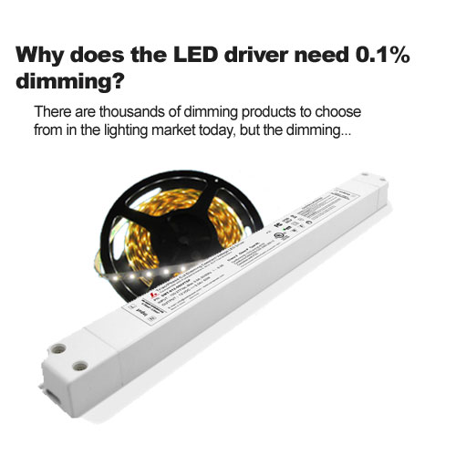 Warum benötigt der LED-Treiber eine Dimmung von 0,1%?