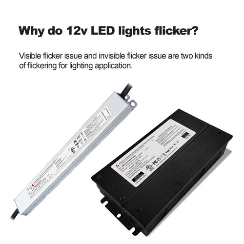 Holen Sie sich flimmerfrei, indem Sie einen geeigneten dimmbaren 12-V-LED-Treiber mit konstanter Spannung verwenden